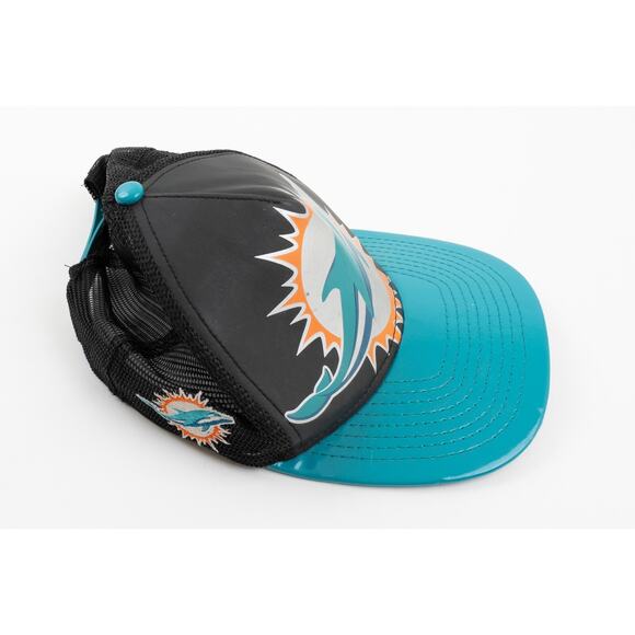 Miami Dolphins New Era 9FIFTY A-Frame Trucker Hat Snapback Cap NFL - Picture 4 of 8